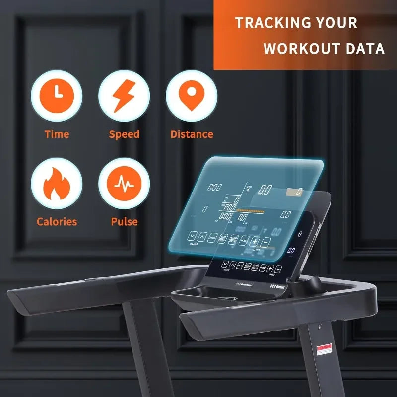 Folding Treadmill with LCD Display & Incline