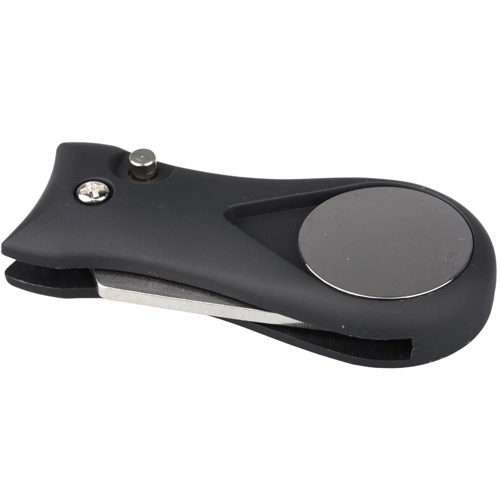 1PCS Foldable Golf Divot Repair Tool – Switchblade Pitch Fork with Groove Cleaner & Golf Marker