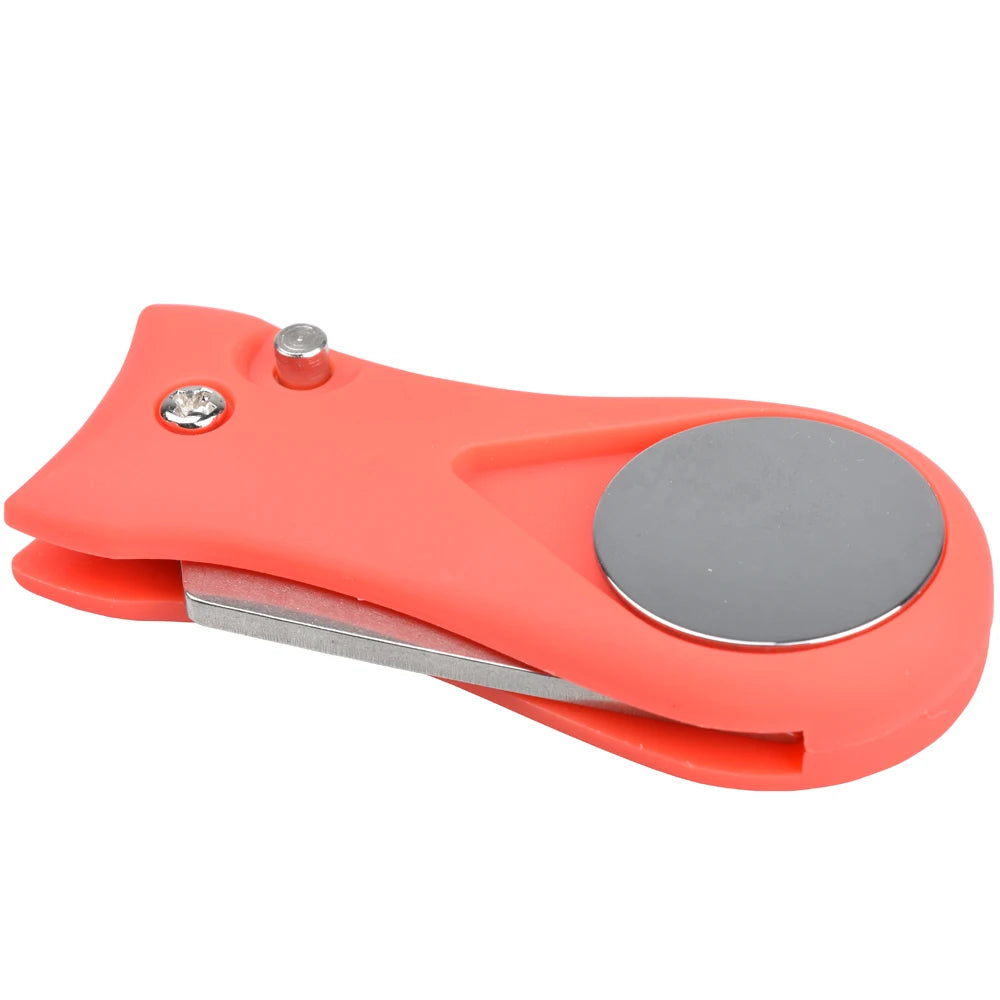 1PCS Foldable Golf Divot Repair Tool – Switchblade Pitch Fork with Groove Cleaner & Golf Marker