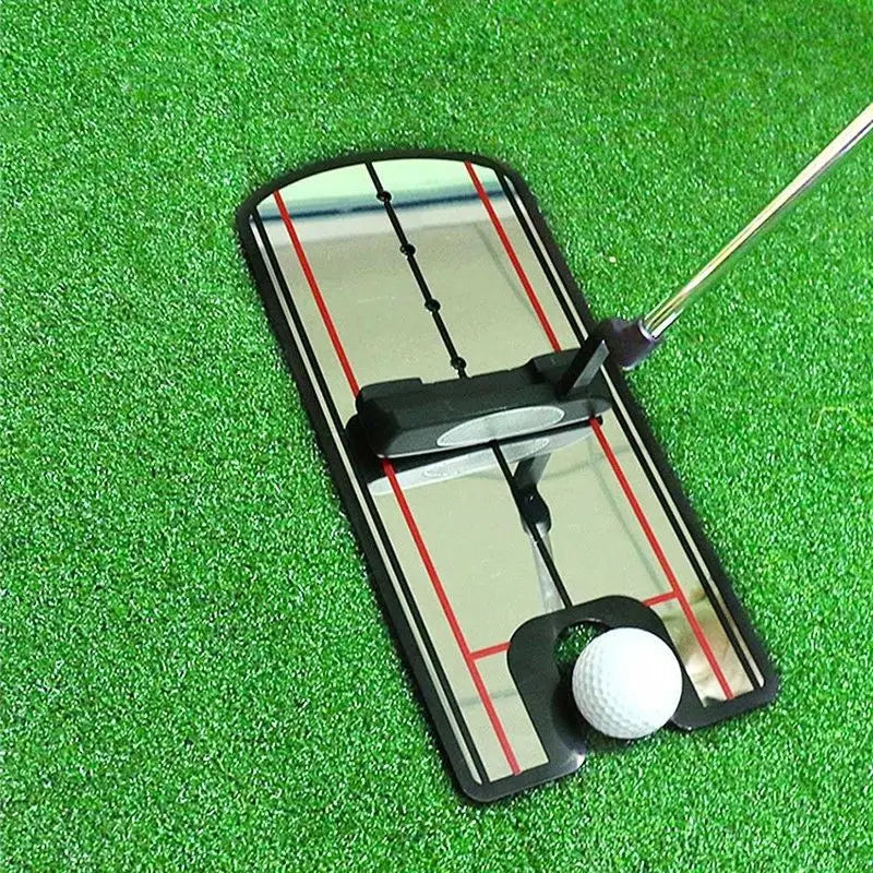 Golf Putting Practice Mirror – Alignment Training Aid for Eye Line and Stroke Improvement