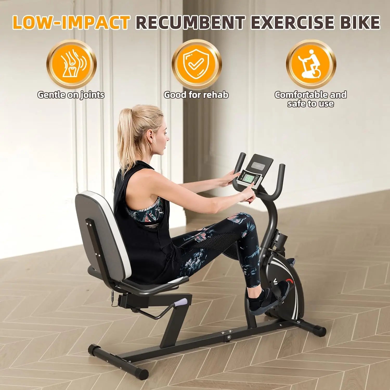Recumbent Exercise Bike for Adults & Seniors