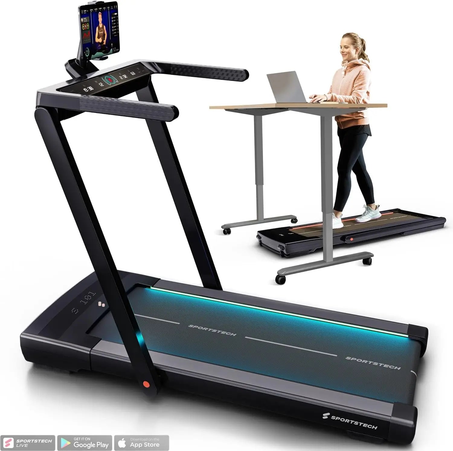 Under Desk Walking Pad Treadmill