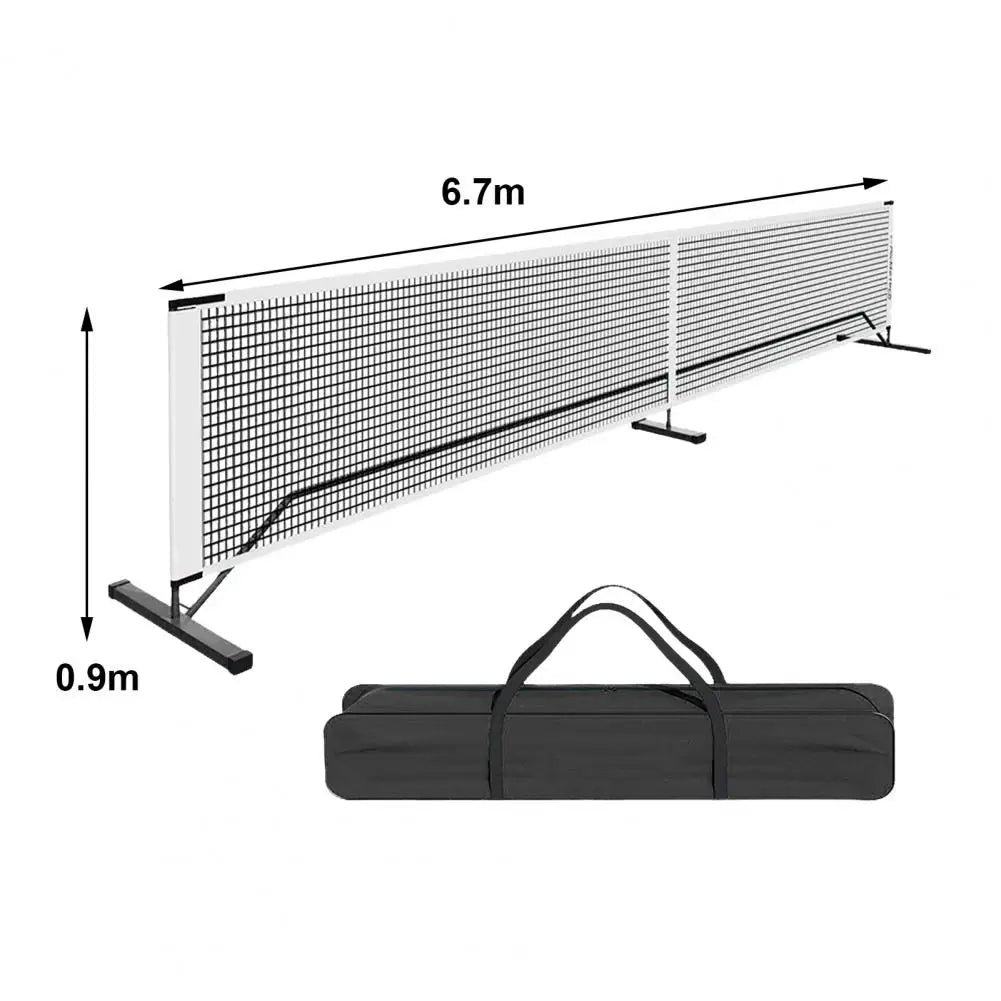 Portable 22ft Badminton Net System with Metal Frame Stand