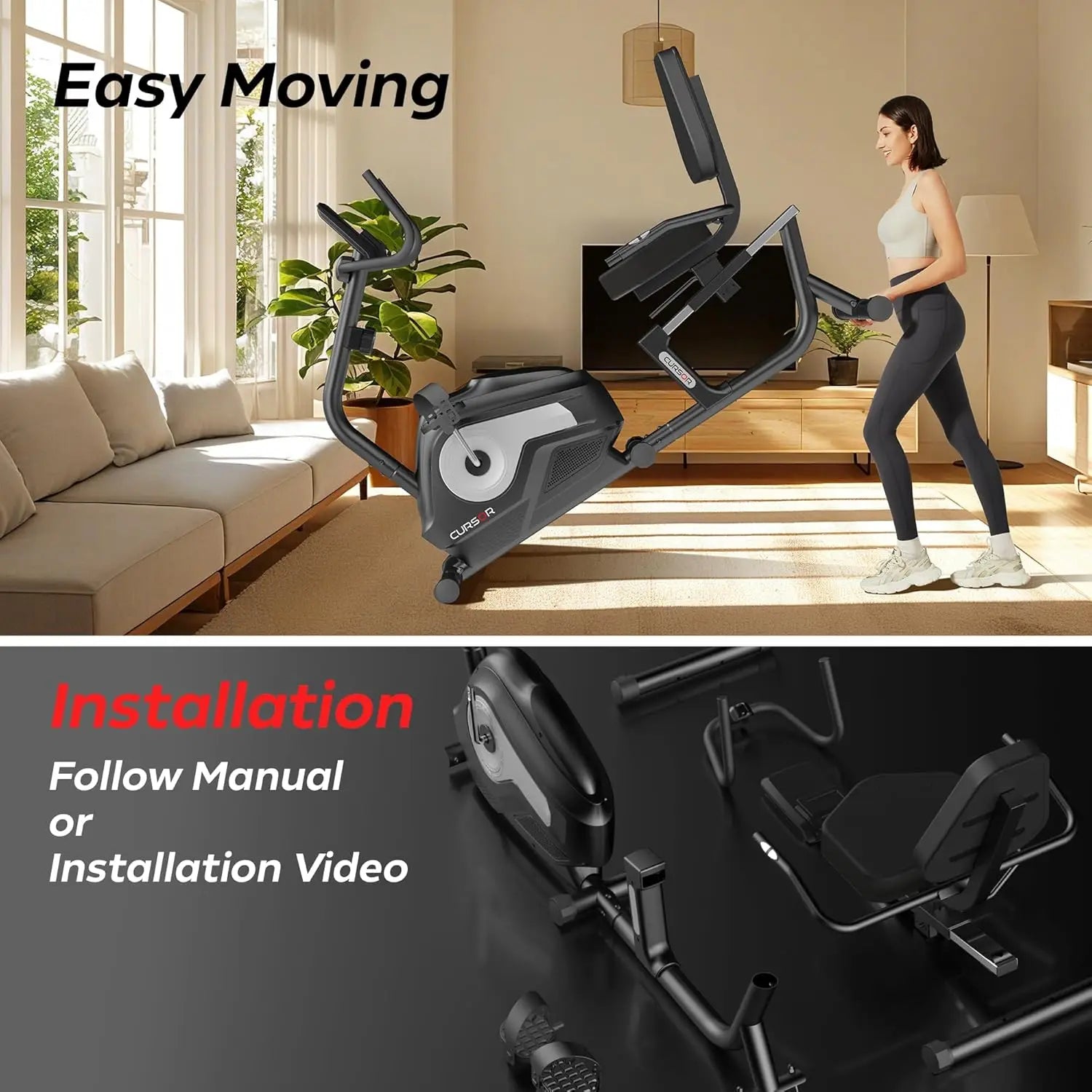 Stationary Indoor Cycling Exercise Bike for Home
