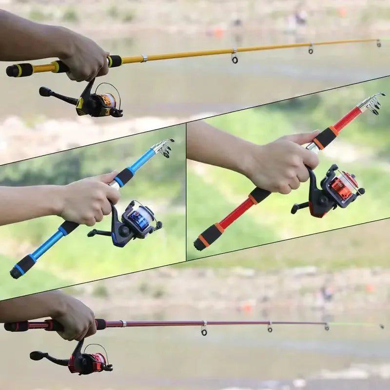 ROOBLINOS Telescopic Fishing Pole Set – Full Kit for Travel and Beginners