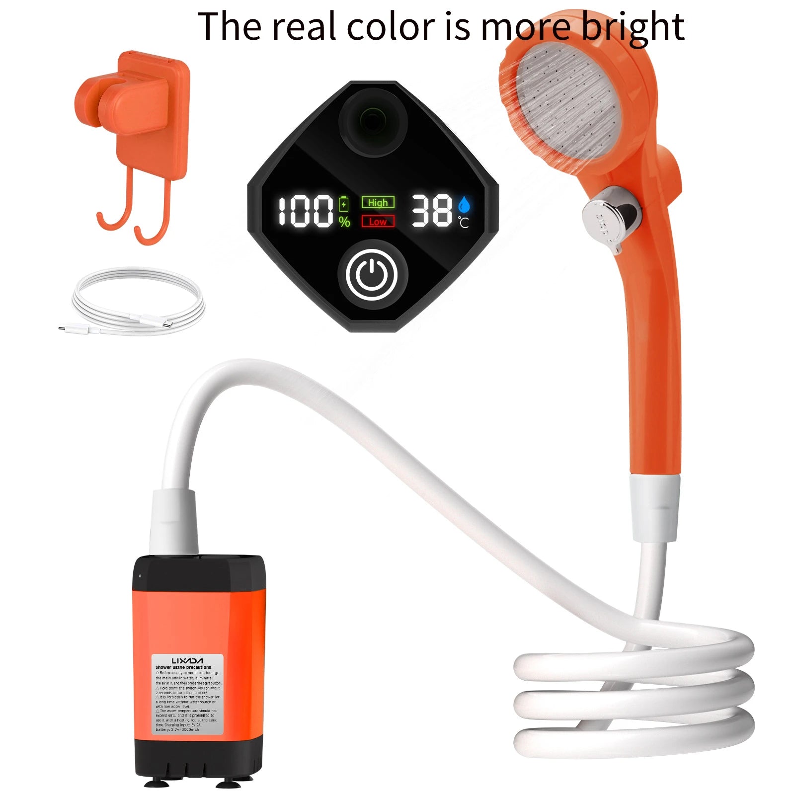Camping Shower Pump with Digital Display