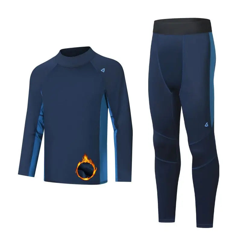 Kids' Thermal Compression Shirt & Leggings Set