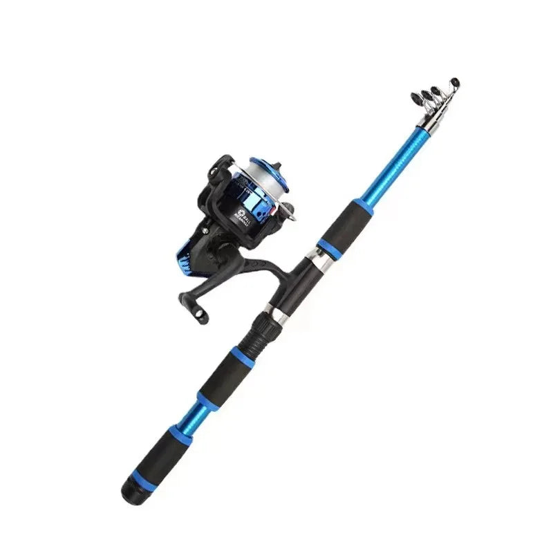 ROOBLINOS Telescopic Fishing Pole Set – Full Kit for Travel and Beginners