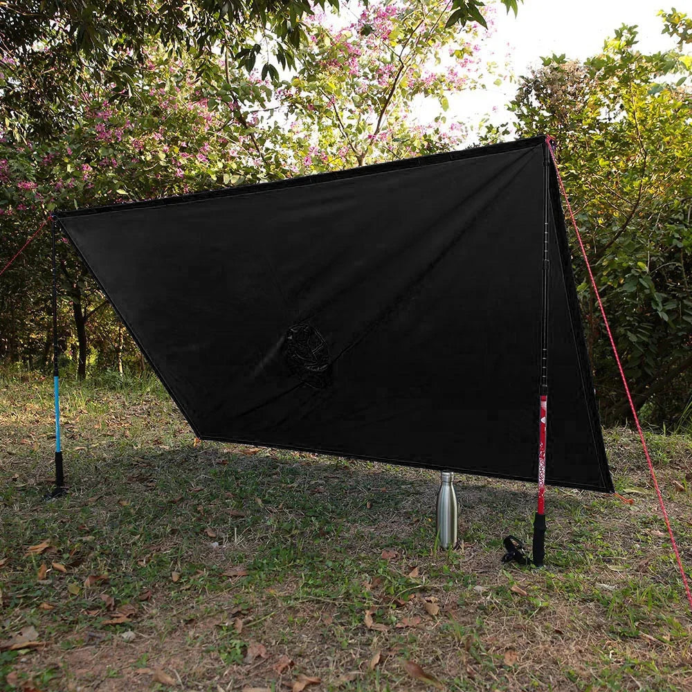 3-in-1 Waterproof Rain Poncho – Lightweight Rain Coat, Picnic Mat, and Sun Shelter