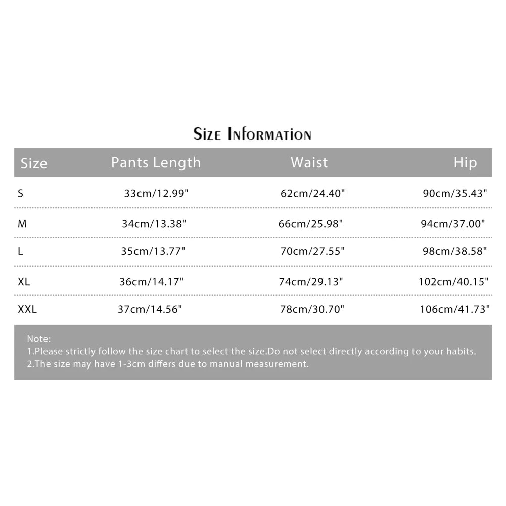 Women's High Waist Double-Layer Workout Shorts