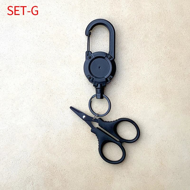 Shawto Titanium-Coated Fishing Scissor Pliers – Stainless Steel Line Cutter