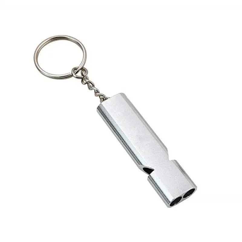 Dual Frequency Aluminum Survival Whistle – Product Description