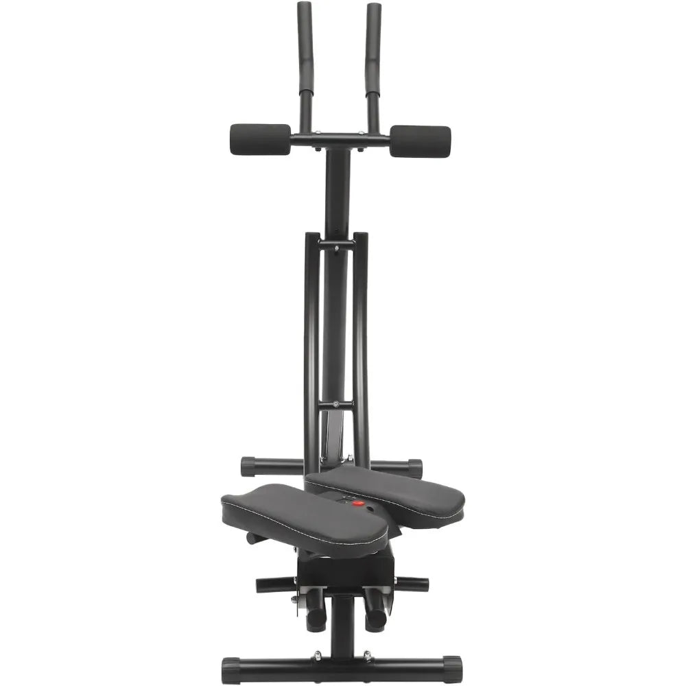 Foldable Ab Workout Cruncher with LED Monitor
