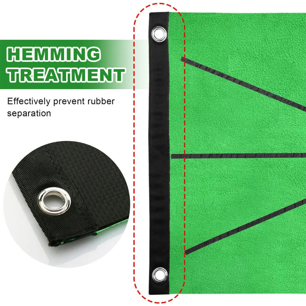 Golf Swing Training Mat – 30x60cm Swing Path Practice and Impact Detection Pad