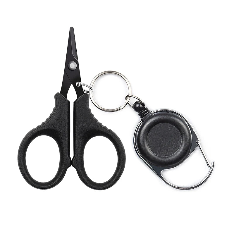 Shawto Titanium-Coated Fishing Scissor Pliers – Stainless Steel Line Cutter