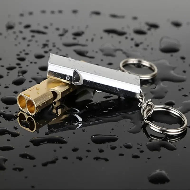 Dual Frequency Aluminum Survival Whistle – Product Description