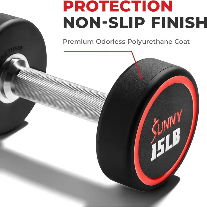 Premium Polyurethane Round Dumbbells