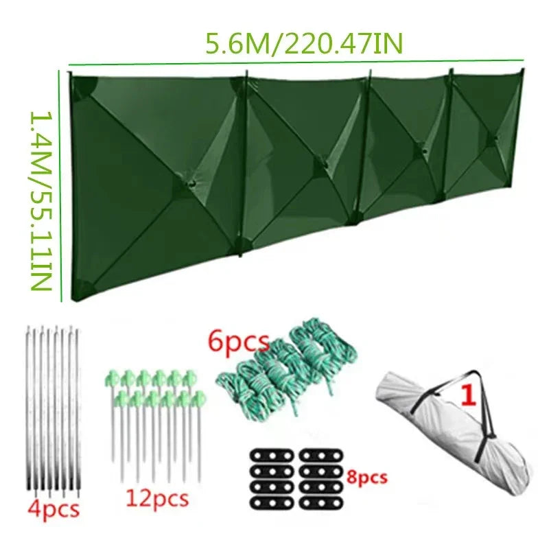 Folding Camping Stove Windshield – Product Description