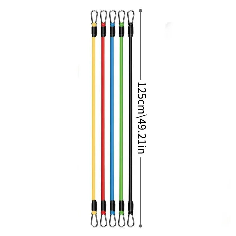 11PCS TPE Resistance Band Set – Full-Body Training Kit