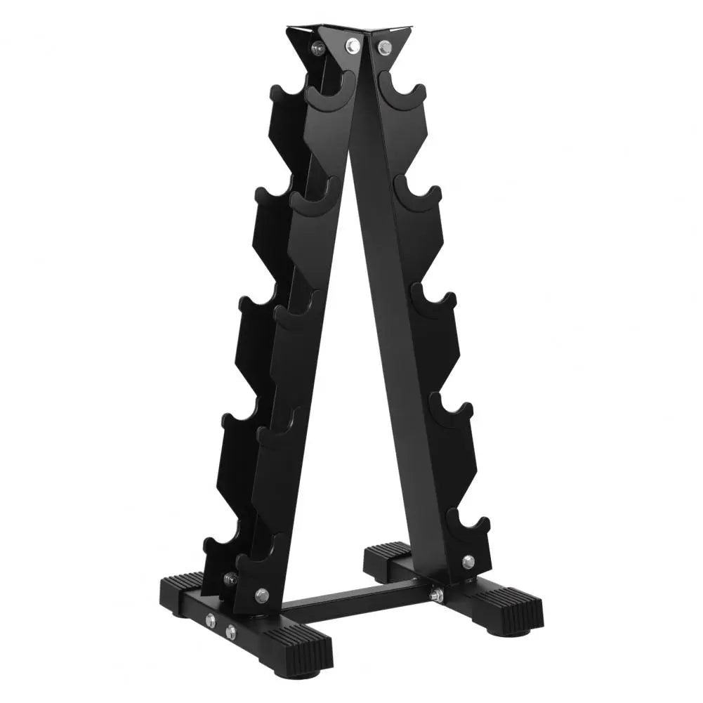 5-Tier Dumbbell Rack – Home Gym Weight Storage Holder