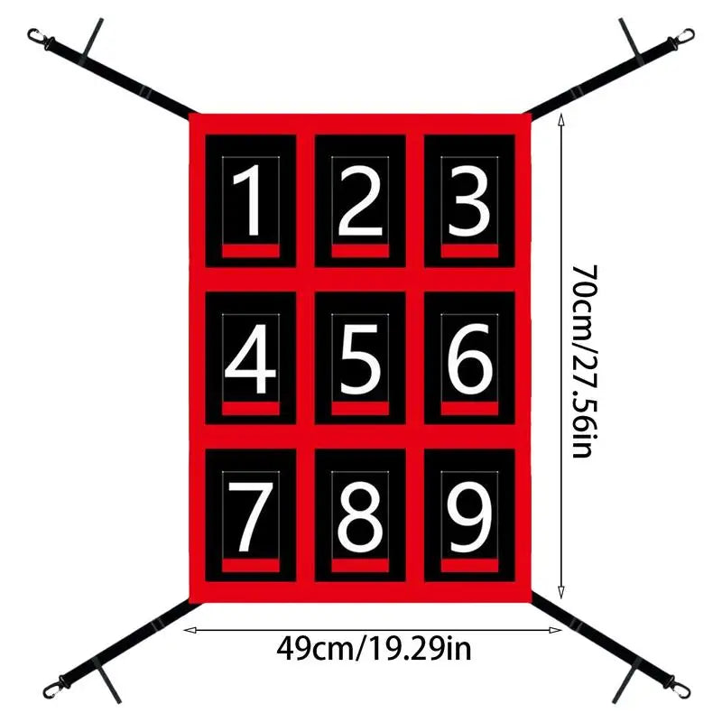 Baseball & Softball Practice Net with Strike Zone Target