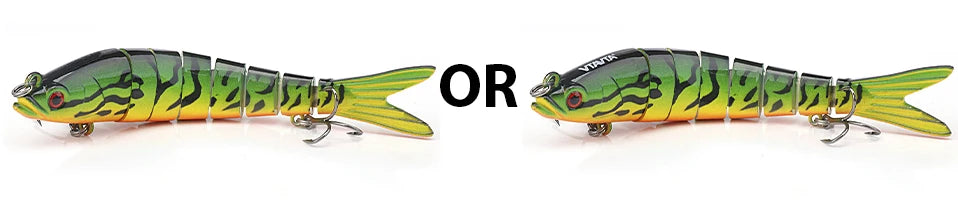 VTAVTA 8-Segment Jointed Crankbait – 10/14cm Sinking Swimbait Lure
