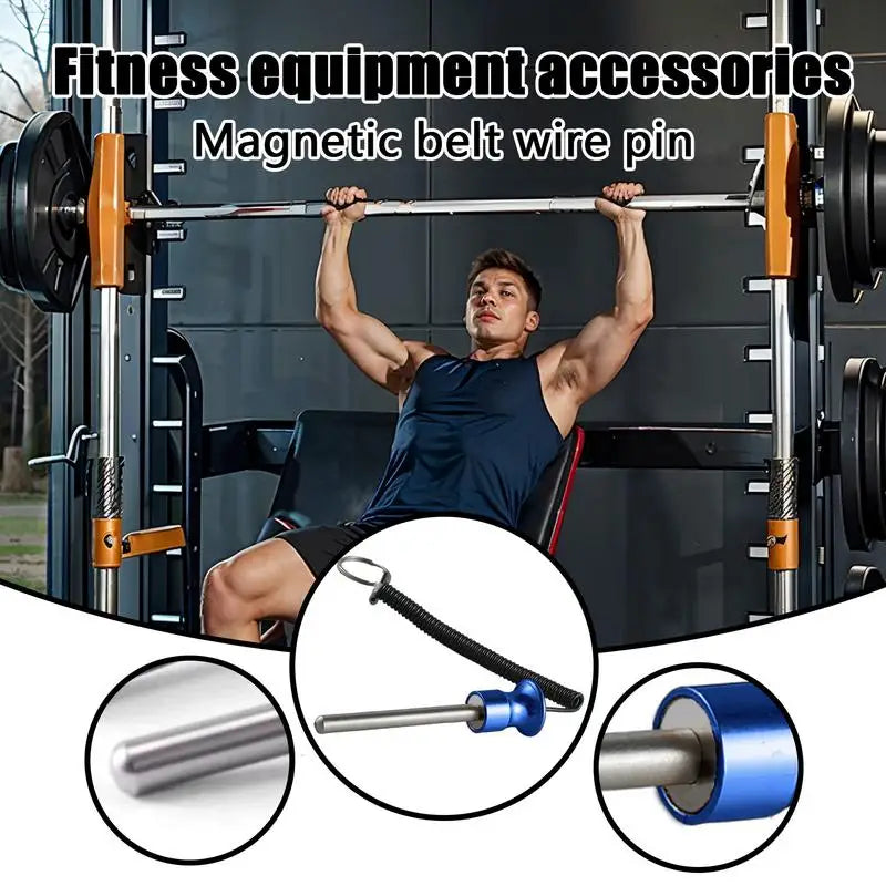 Magnetic Fitness Weight Latch Locking Pin – Secure and Convenient Weight Pin for Gym Equipment