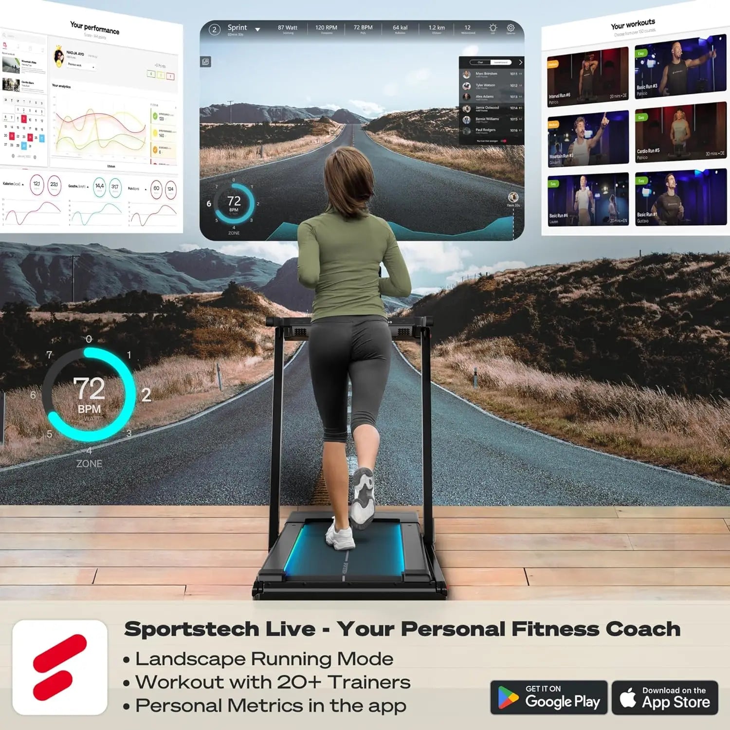Under Desk Walking Pad Treadmill