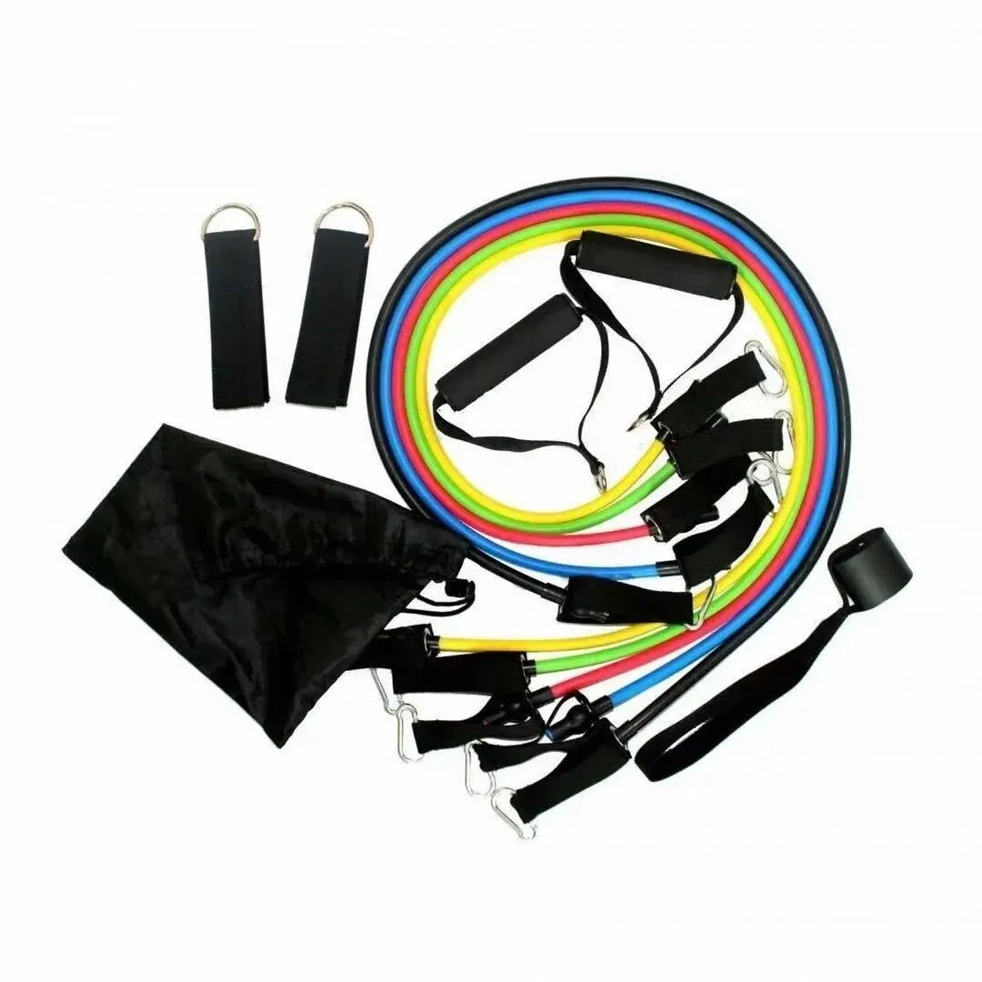 11PCS TPE Resistance Band Set – Full-Body Training Kit