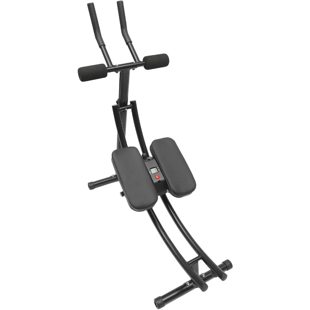Foldable Ab Workout Cruncher with LED Monitor
