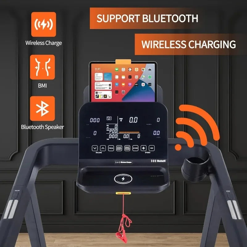 Folding Treadmill with LCD Display & Incline