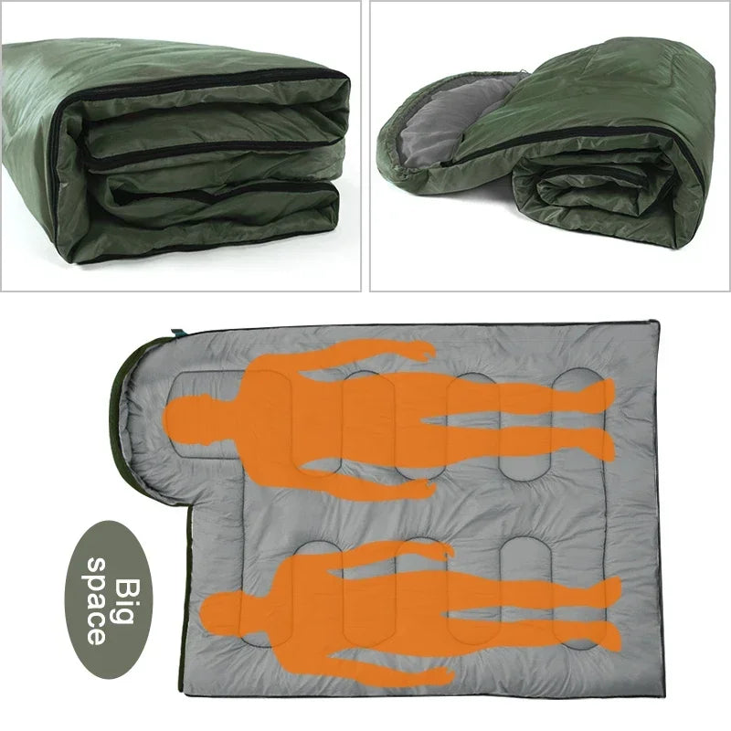 Ultralight 4-Season Camping Sleeping Bag – Waterproof and Warm for Outdoor Travel