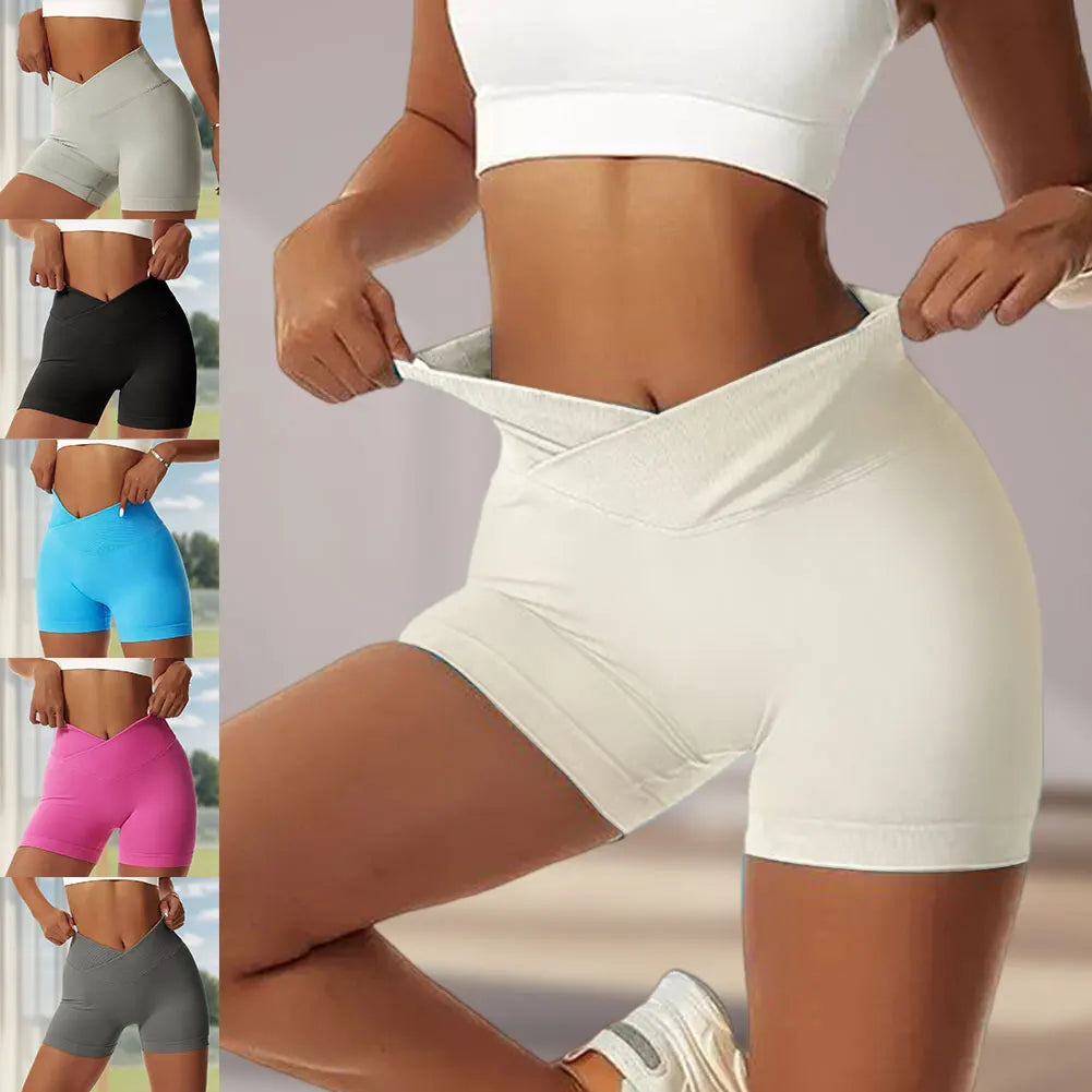 Women's High-Waisted Workout Shorts