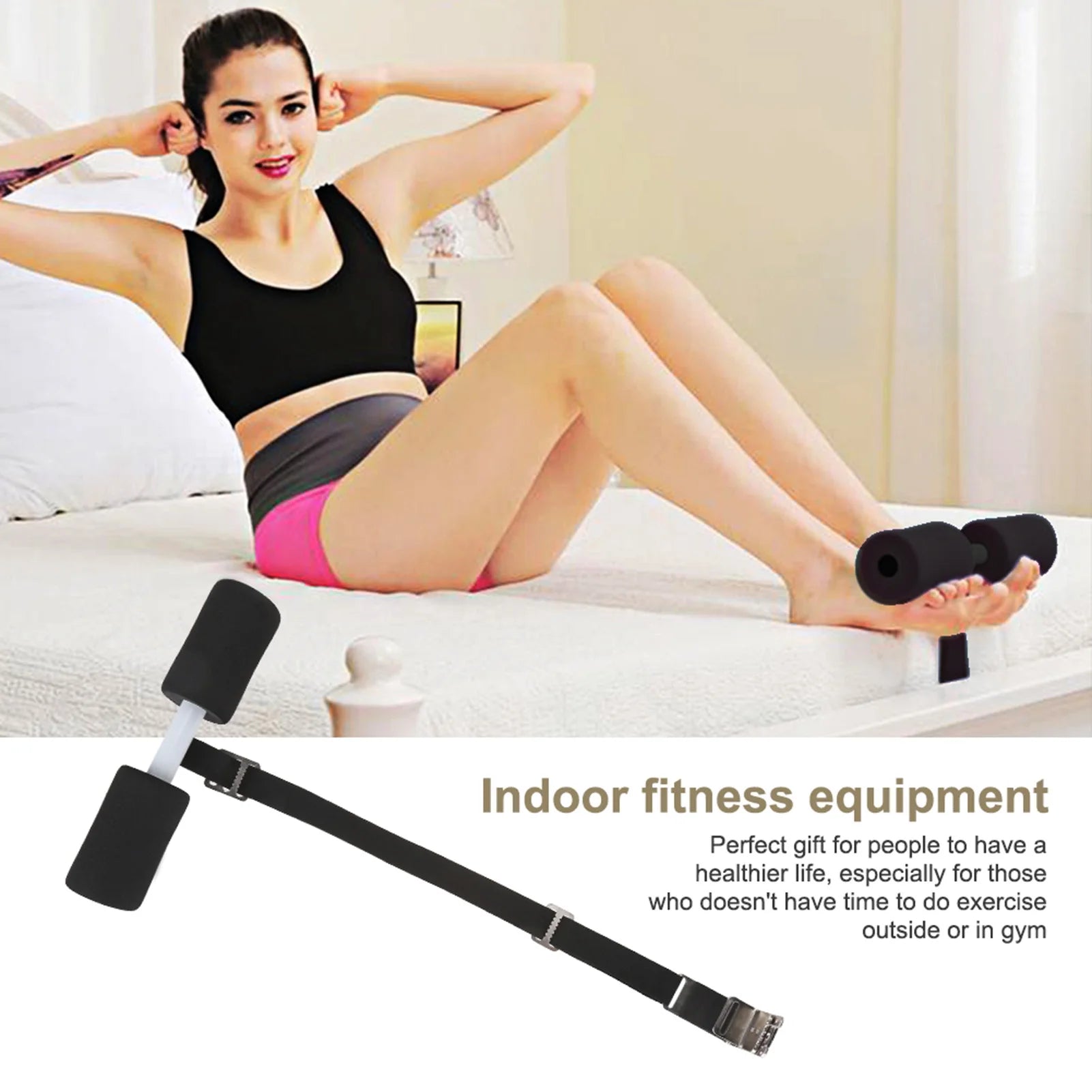 Bed Sit-Up Exercise Bar