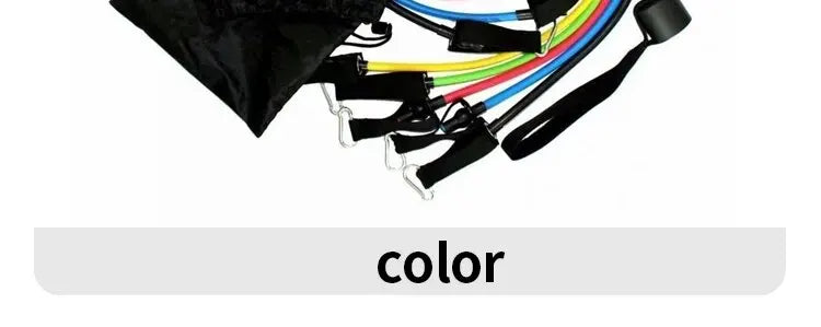 11PCS TPE Resistance Band Set – Full-Body Training Kit
