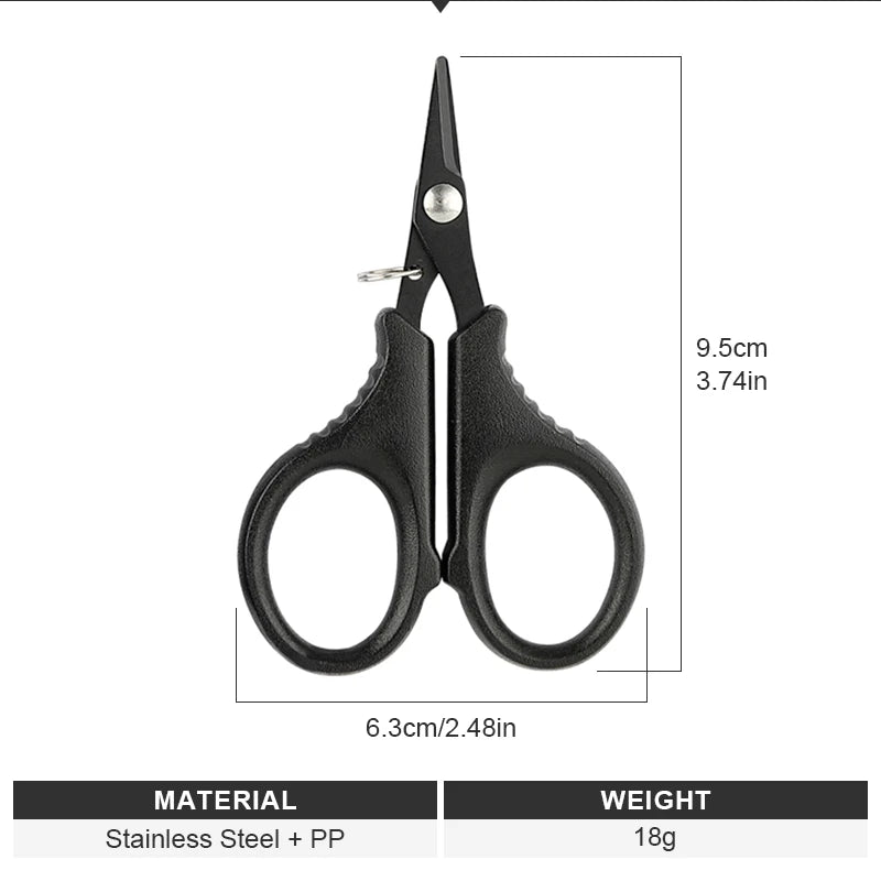 Shawto Titanium-Coated Fishing Scissor Pliers – Stainless Steel Line Cutter