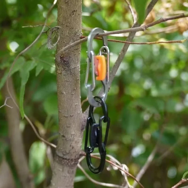 5Pcs S-Type Locking Carabiner Hooks