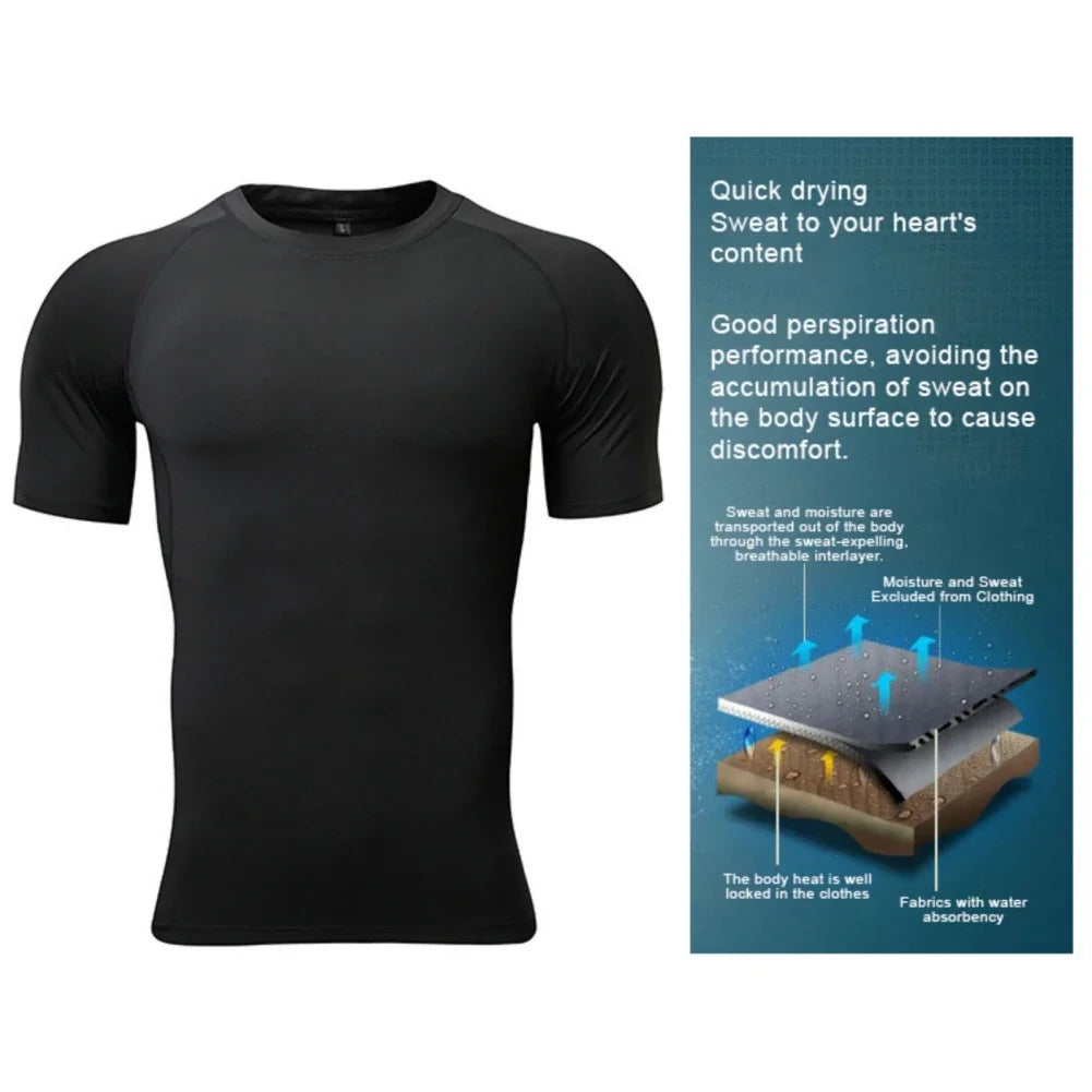 Men's Quick-Dry Compression T-Shirt