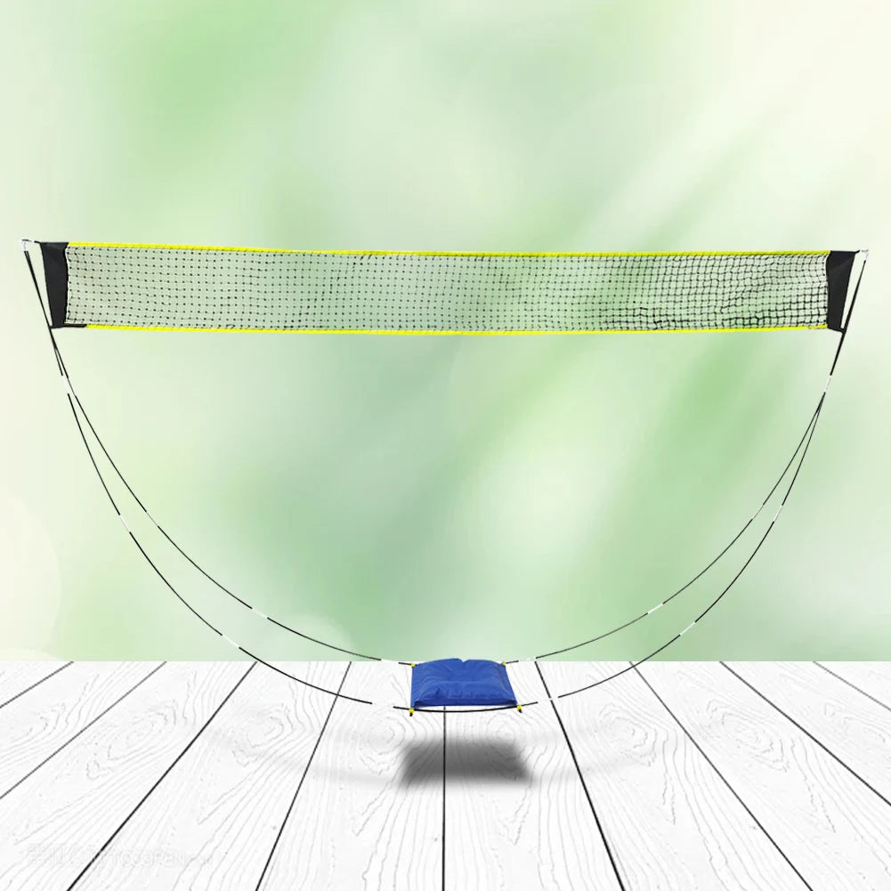 Premium Portable Badminton & Volleyball Net with Adjustable Stand