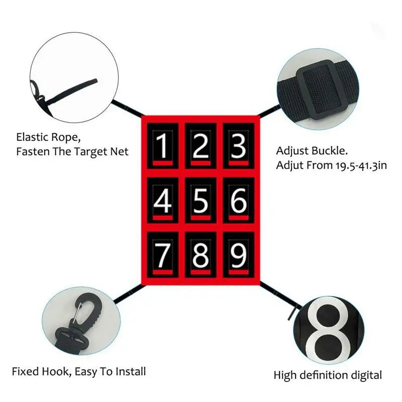Baseball & Softball Practice Net with Strike Zone Target