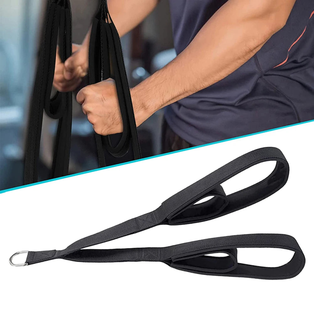 Long Triceps Strap Pulldown Rope with Carabiner