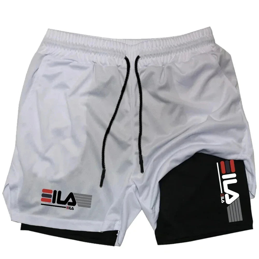 Men's 2-in-1 Quick-Dry Sports Shorts