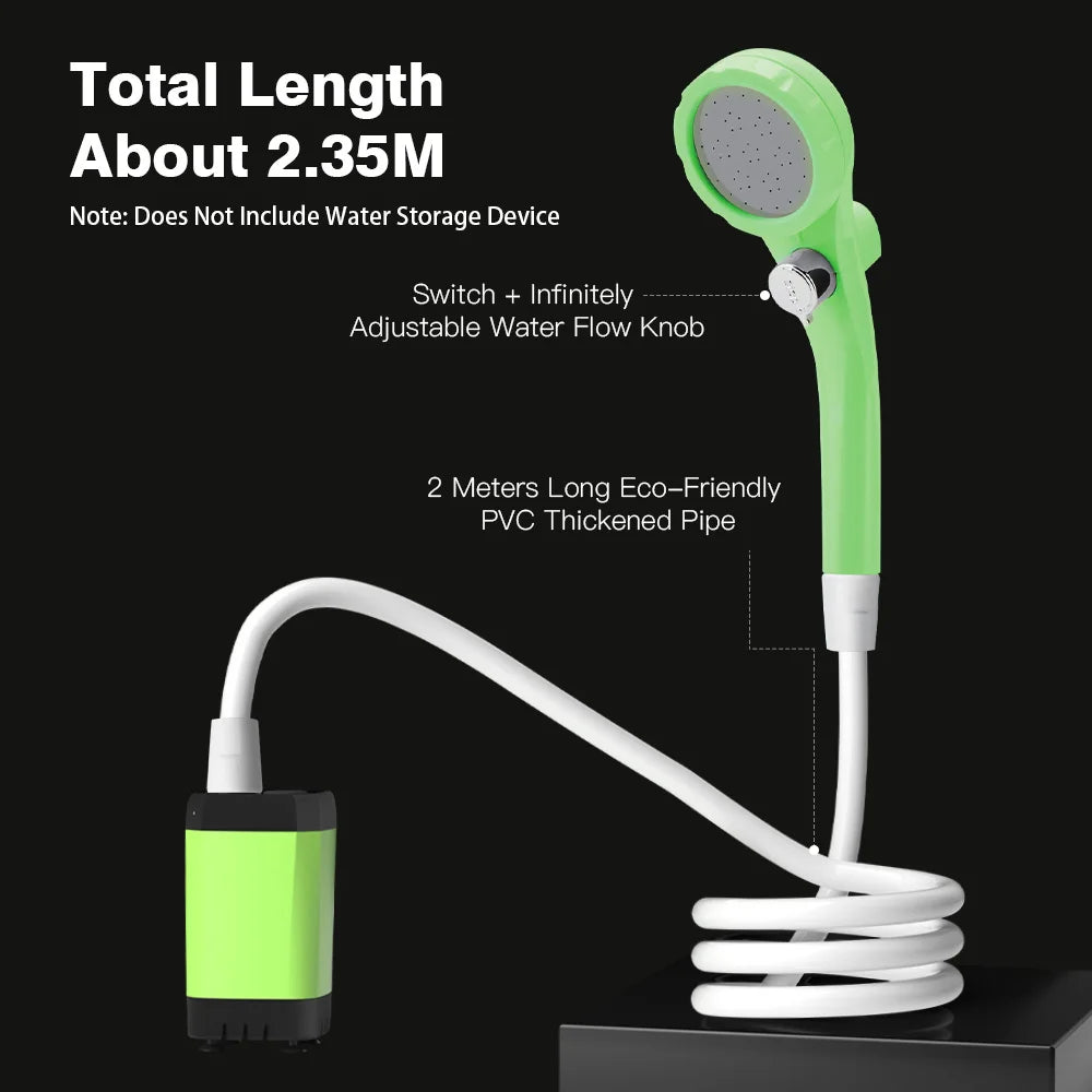 Camping Shower Pump with Digital Display
