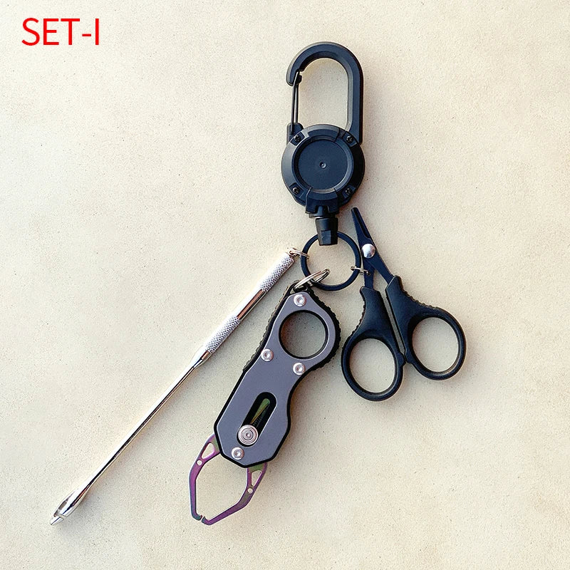 Shawto Titanium-Coated Fishing Scissor Pliers – Stainless Steel Line Cutter
