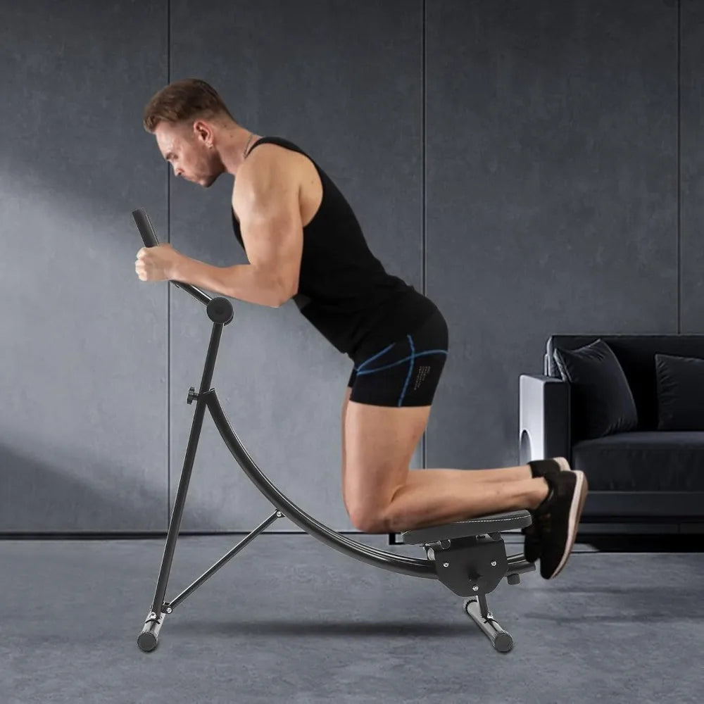 Foldable Ab Workout Cruncher with LED Monitor