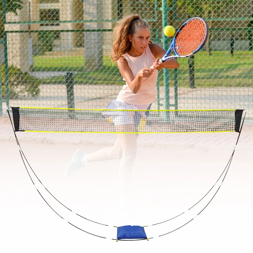 Premium Portable Badminton & Volleyball Net with Adjustable Stand