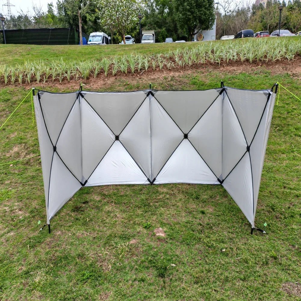 Folding Camping Stove Windshield – Product Description