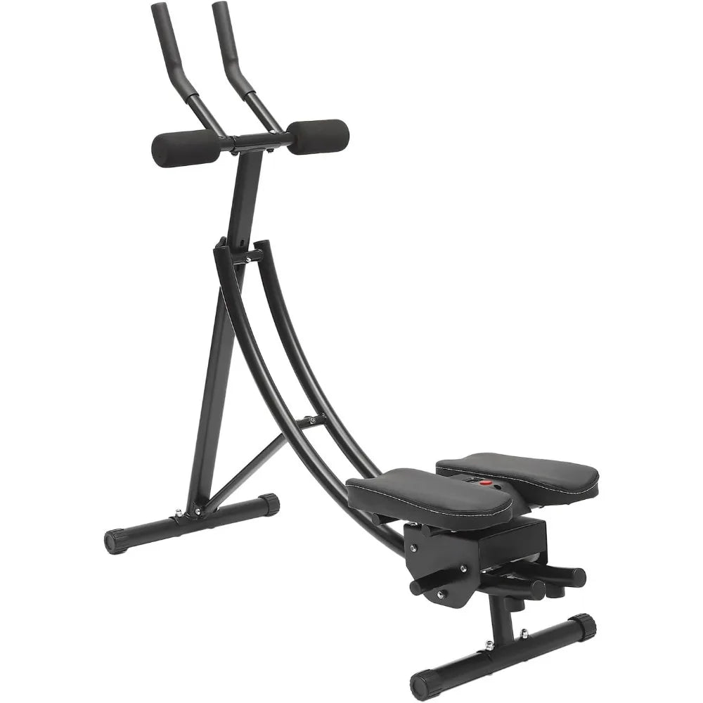 Foldable Ab Workout Cruncher with LED Monitor