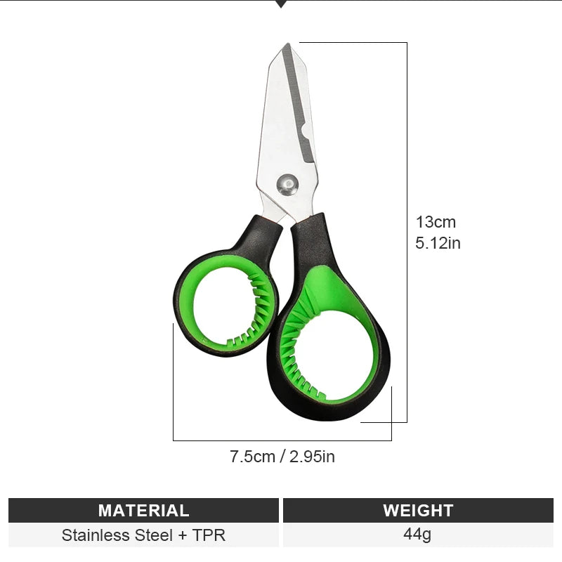 Shawto Titanium-Coated Fishing Scissor Pliers – Stainless Steel Line Cutter