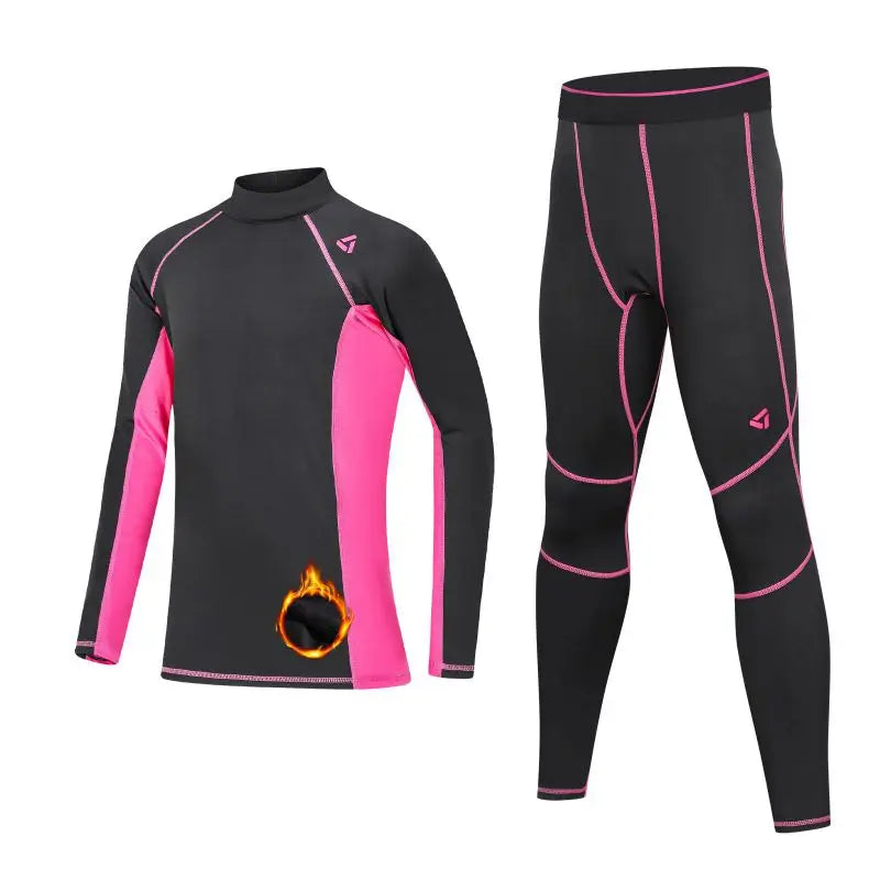 Kids' Thermal Compression Shirt & Leggings Set